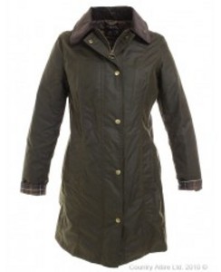 2025 New Barbour -Jacke Damen Belsay Olive Online Outlet