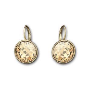 Sheena Crystal Golden Shadow Pierced Earrings Sheena Crystal Golden Shadow Pierced Earrings