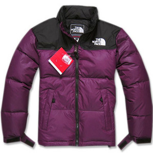 North Face Men's Nuptse omlaag Paars Jassen