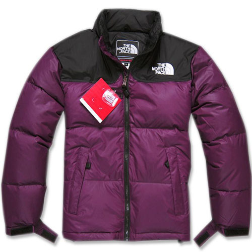 North Face Men's Nuptse omlaag Paars Jassen