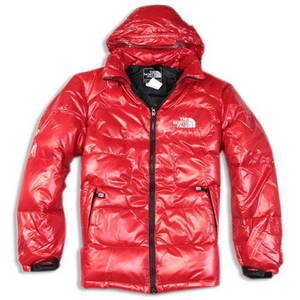 North Face Nuptse New Men's Down Jassen Red