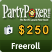 $250 en Party Poker el Domingo 26 de Septiembre